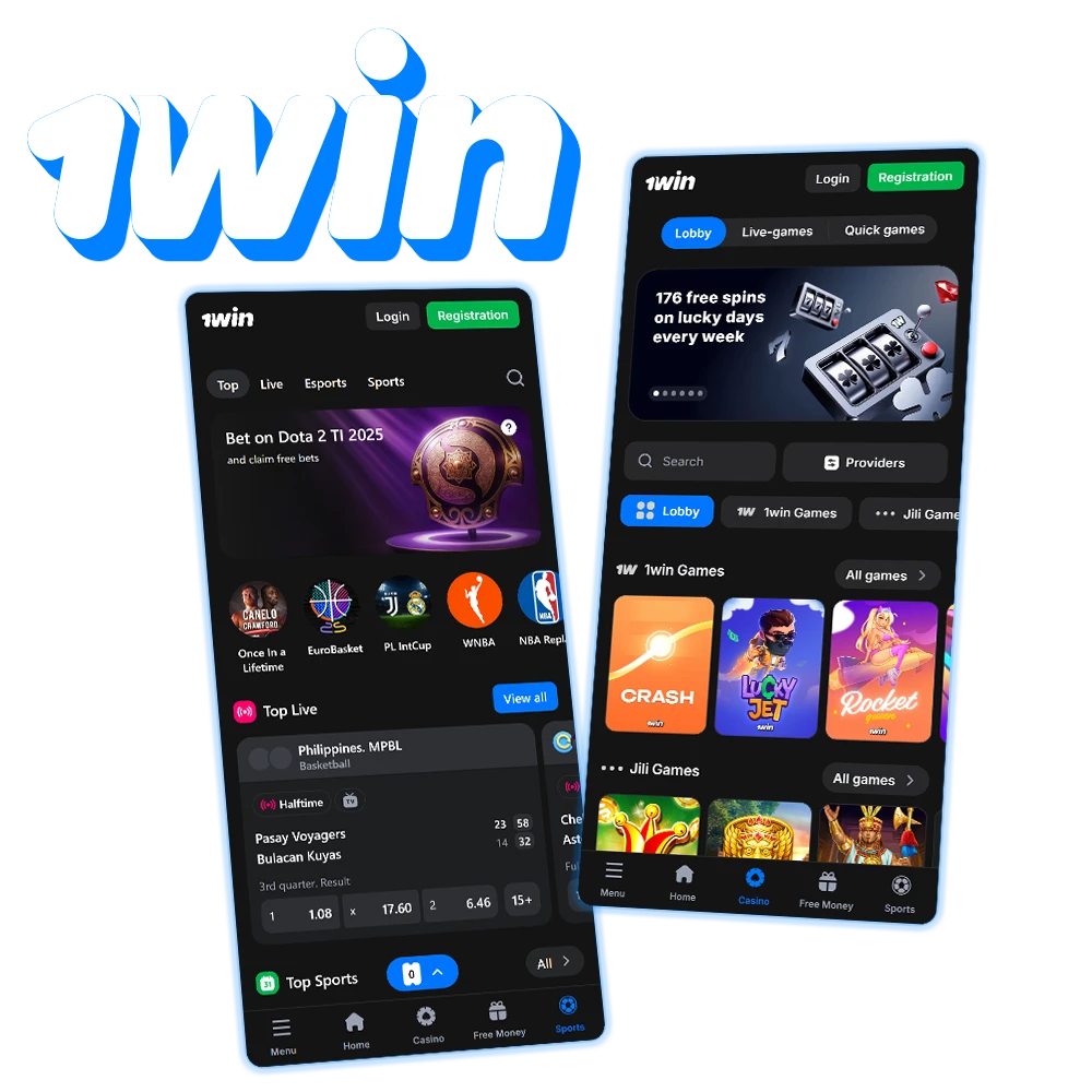 Bet on sports and play casino games on your mobile with the 1Win app.