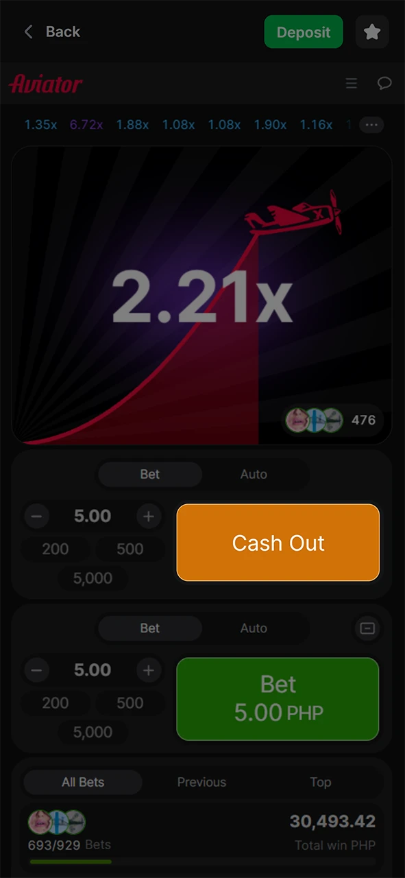 Withdraw your winnings in Aviator at 1Win.
