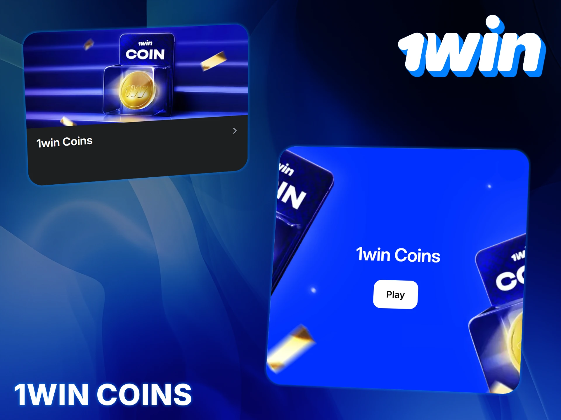 Convert 1Win Coins from sports and casino games into real money.