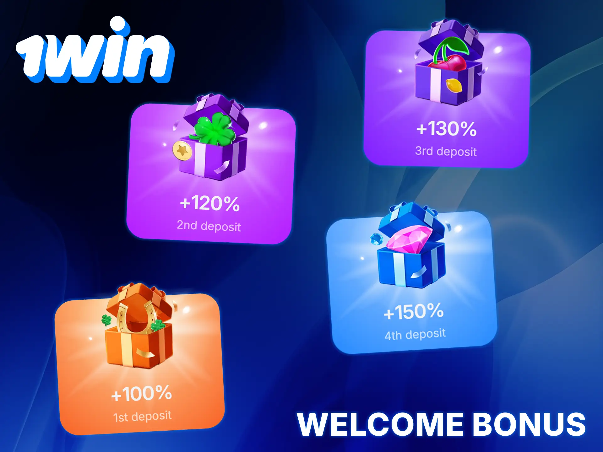 New players at 1Win receive a welcome bonus.