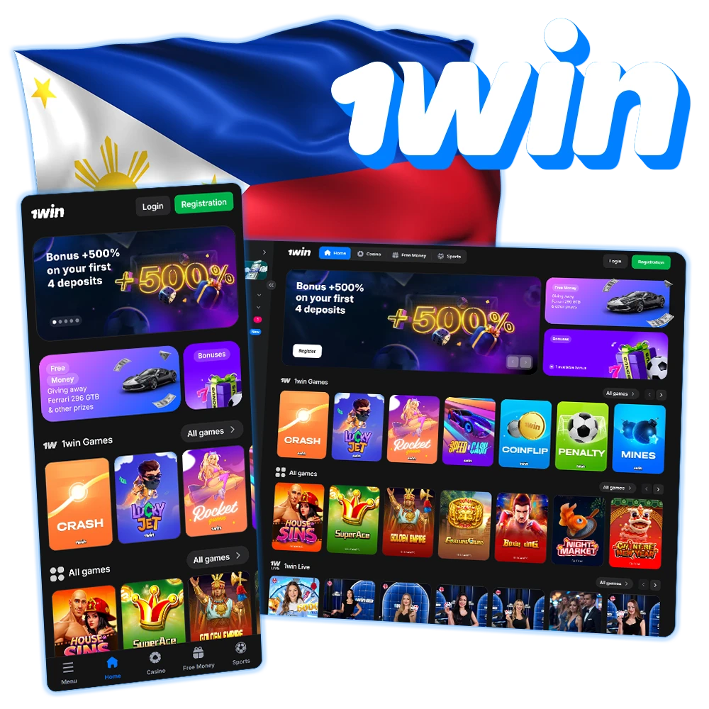 1Win is a legal Philippine online betting platform for sports and casino games.