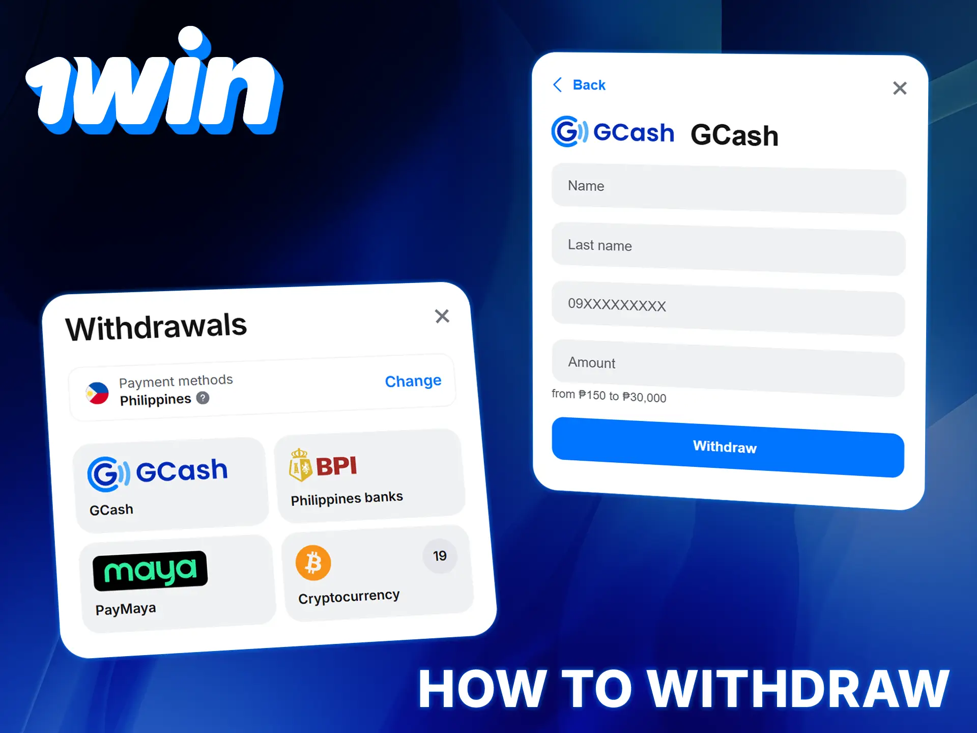 1Win support team can help with payments via live chat or email.