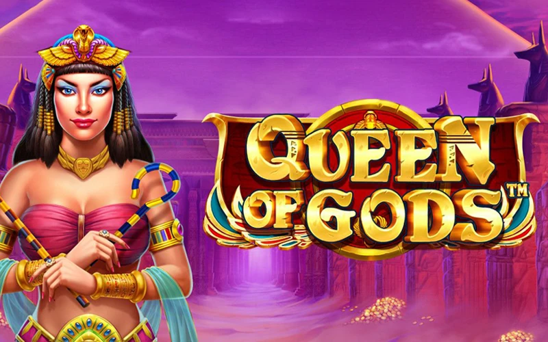 Find ancient treasures in Queen of Gods at 1Win.