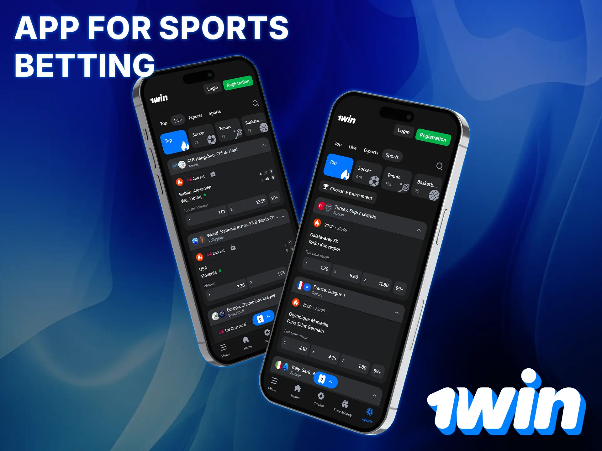 Access all betting features with the 1Win app for Android and iOS.