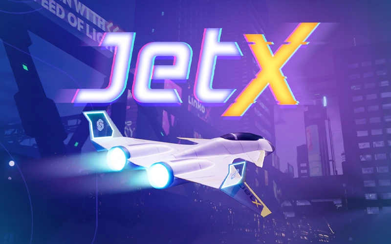 Follow the flying plane in JetX at 1Win.