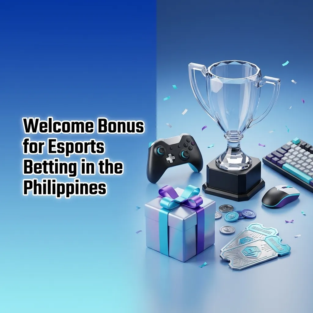 Philippines esports welcome bonus promo showing 500% up to PHP 183,200 with signup and betting steps