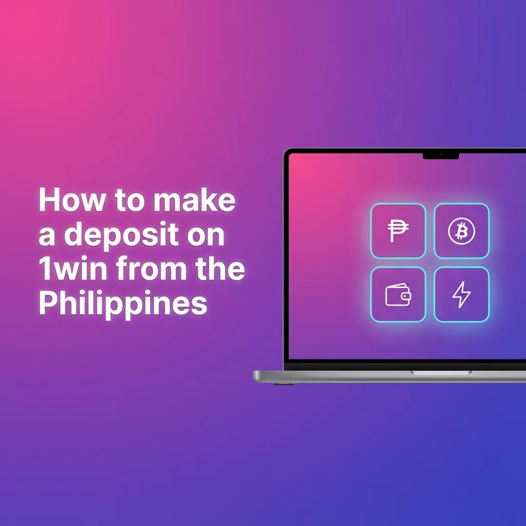 Philippines user on 1win deposit page showing fast payment options like card, e-wallet, and local methods