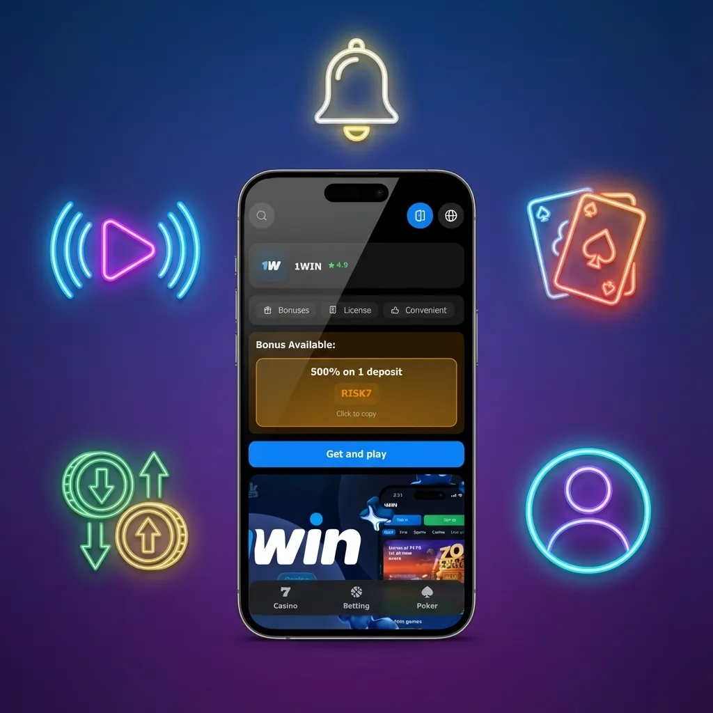 Philippines-focused 1win mobile site on a phone, highlighting fast betting, PHP currency, local payments, and 500% welcome bonus