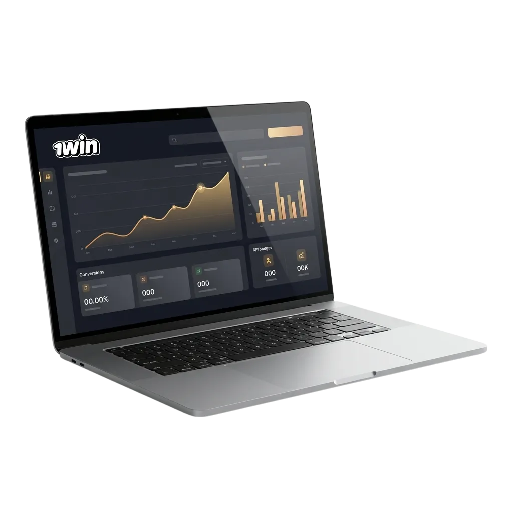 Banner promoting 1win affiliate program in the Philippines with online earnings and support highlights