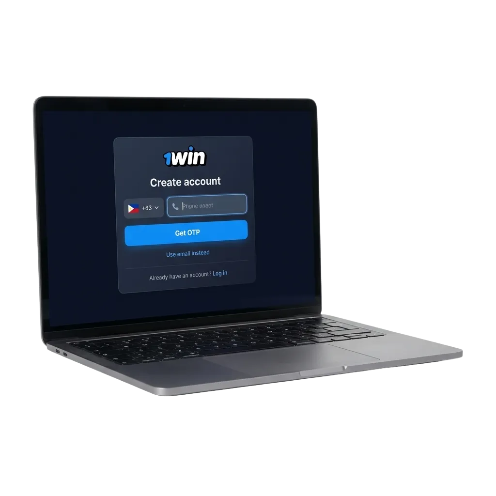 Banner promoting 1win registration in the Philippines with 500% welcome bonus up to PHP 183,200